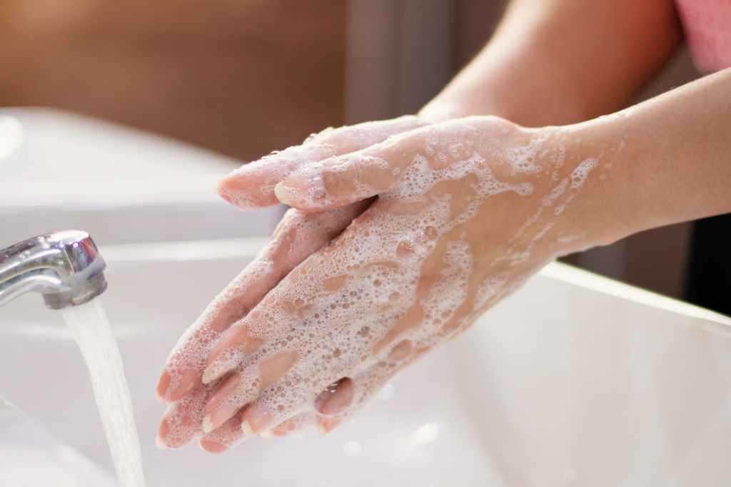 health hazards washing hand laundry in kitchen sink